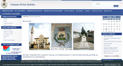 Desktop Screenshot of comune.sanquirino.pn.it