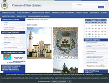 Tablet Screenshot of comune.sanquirino.pn.it